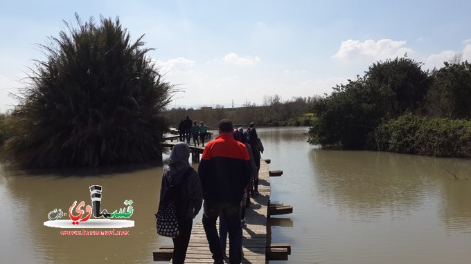 طلاب الثانوية الجديدة بالمحمية الطبيعية  الكردانة